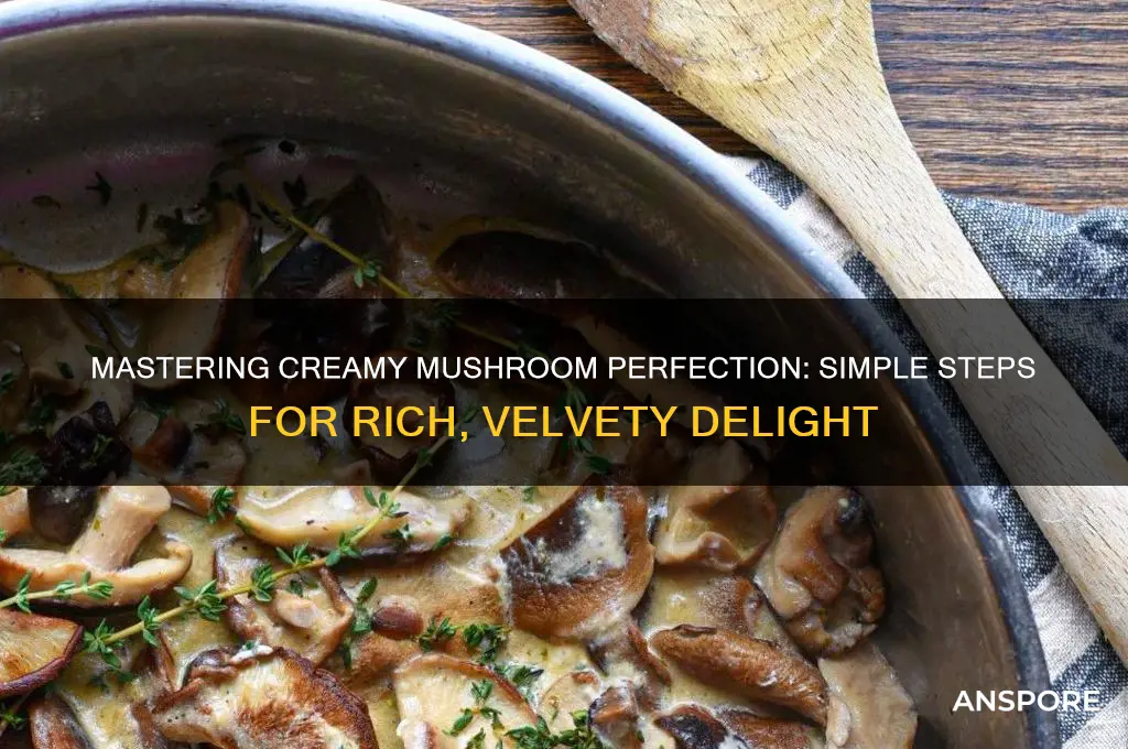 how to make creamy mushroom