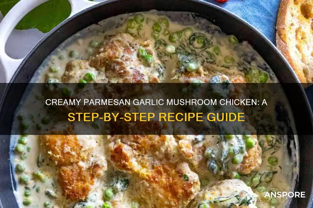 how to make creamy parmesan garlic mushroom chicken