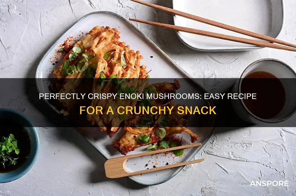 how to make crispy enoki mushrooms