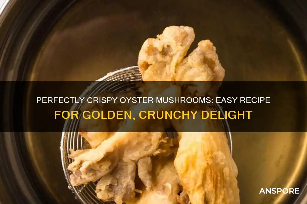 how to make crispy oyster mushroom