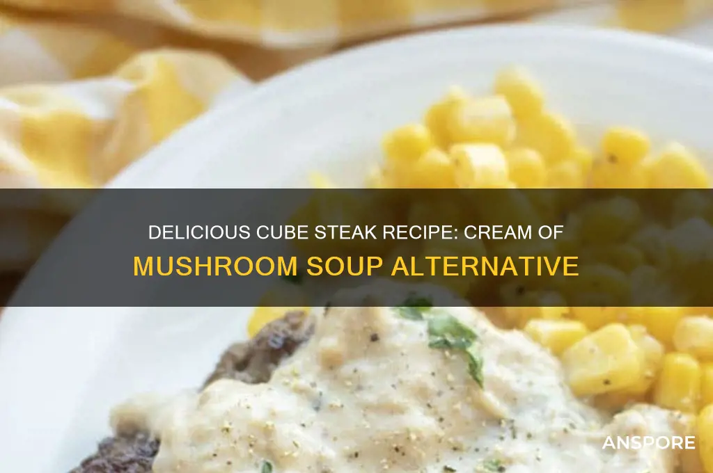 how to make cube steak without cream of mushroom soup