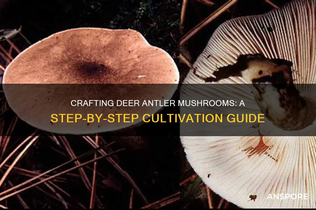how to make deer antler mushrooms