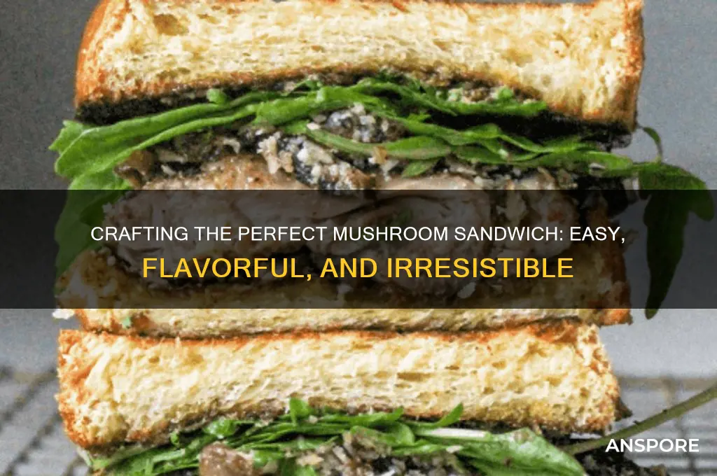 how to make delicious mushroom sandwich