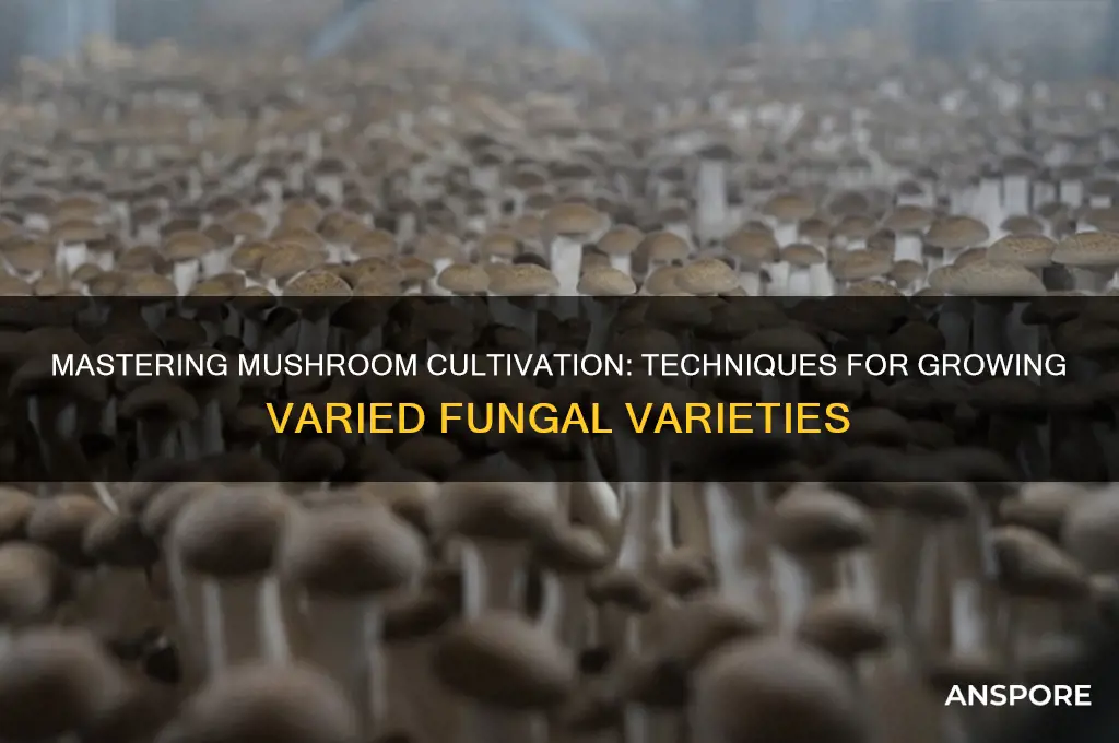 how to make different types of mushroom