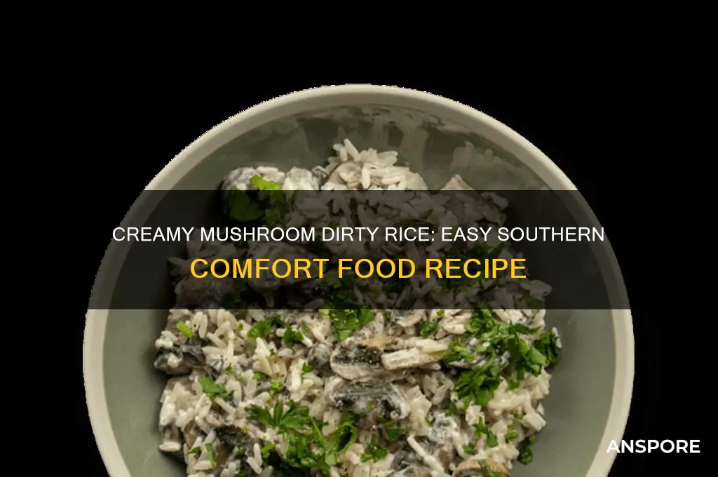 how to make dirty rice with cream of mushroom