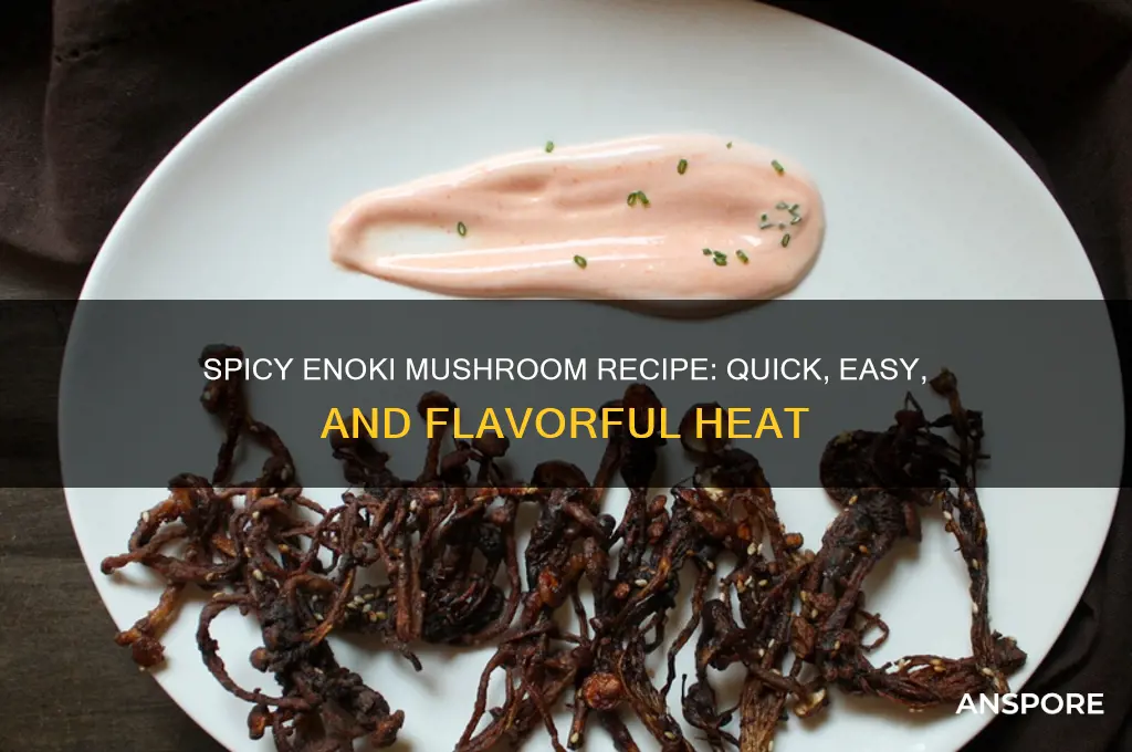 how to make enoki mushroom spicy