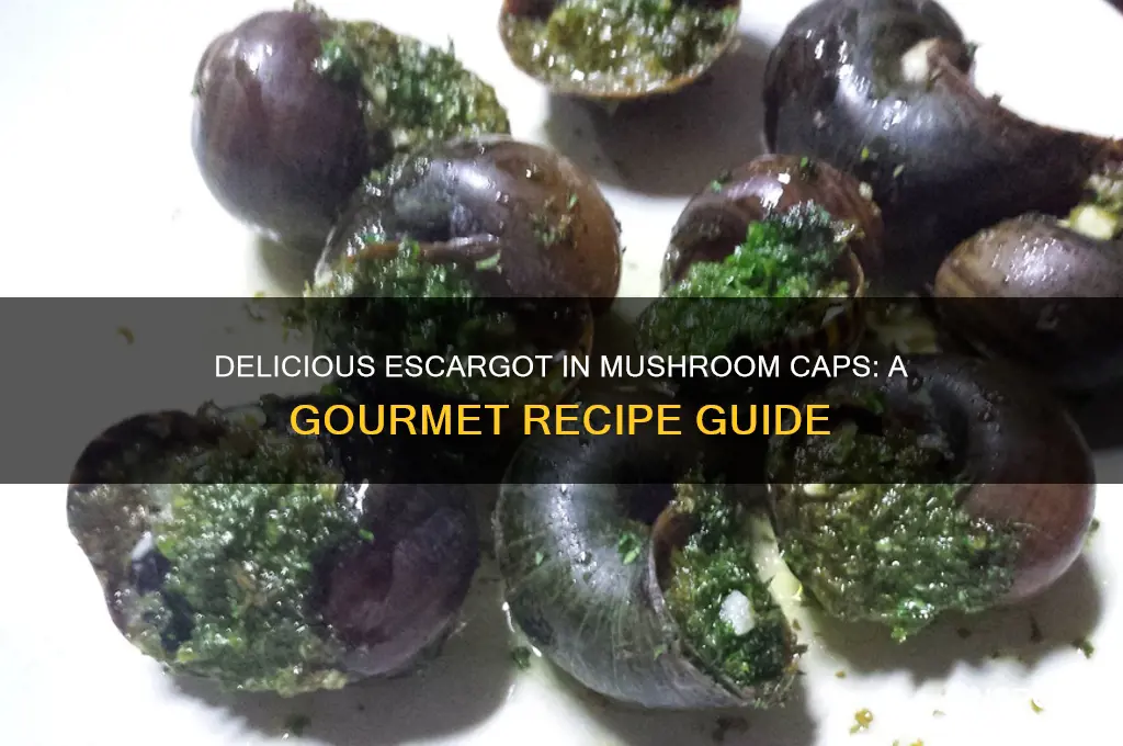 how to make escargot in mushroom caps