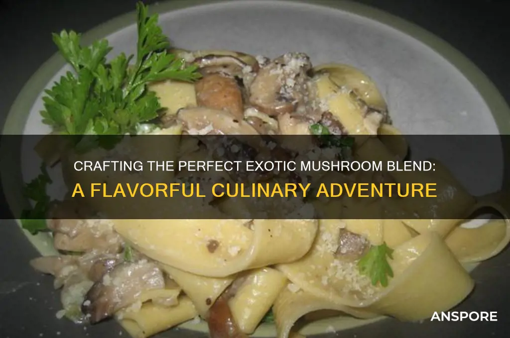 how to make exotic mushroom blend