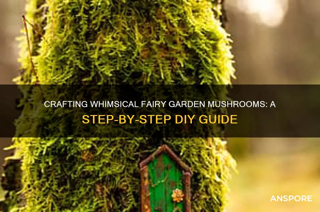 how to make fairy garden mushrooms