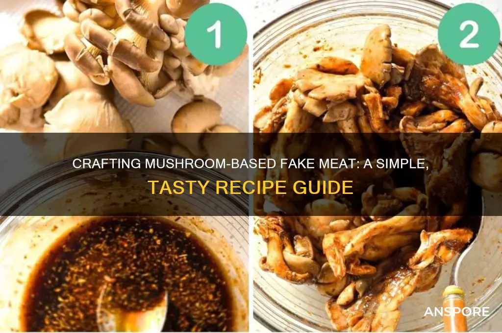 how to make fake meat with mushrooms