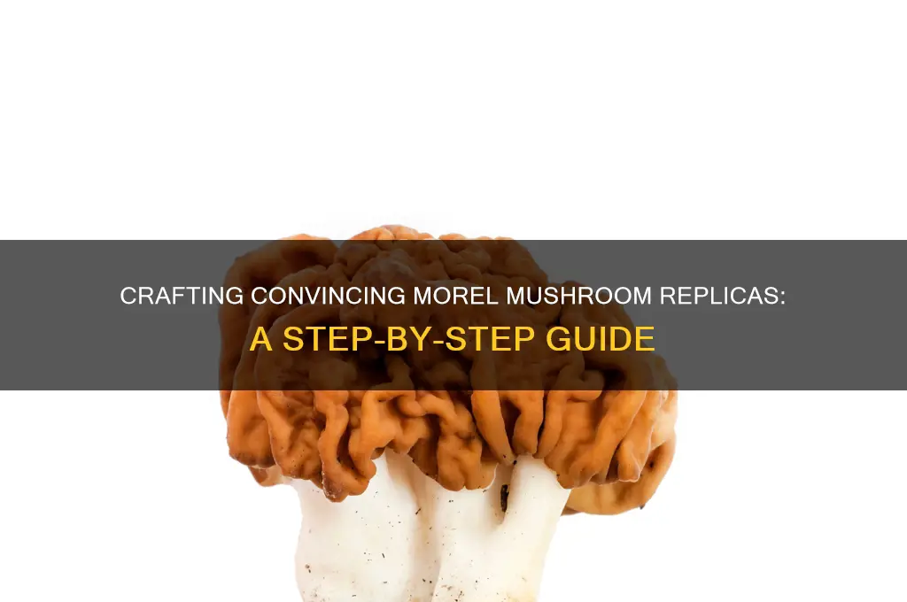 how to make fake morel mushrooms