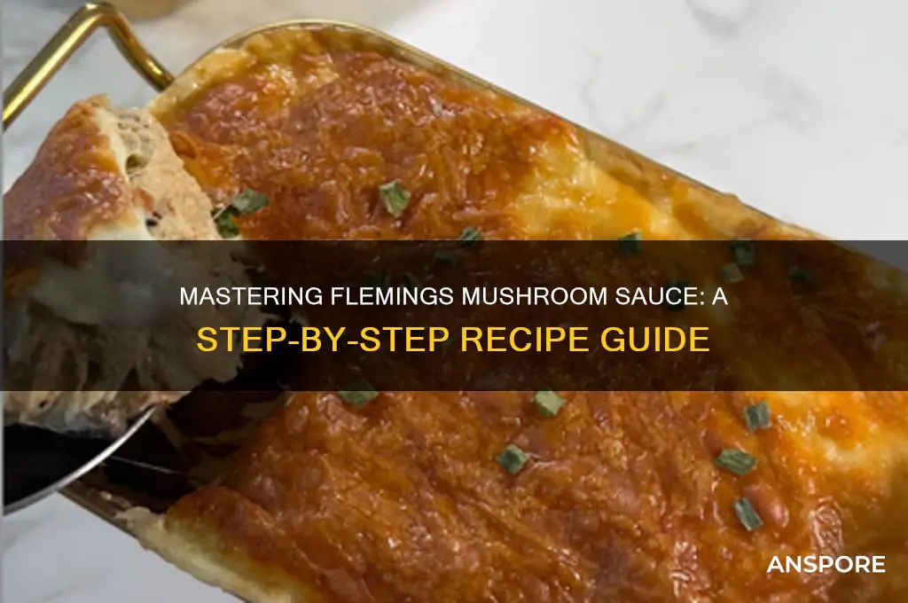 how to make flemings mushroom sauce