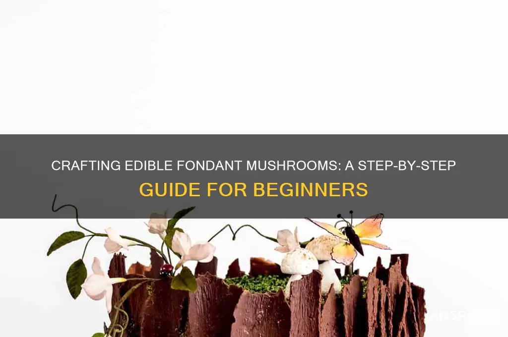 how to make fondant mushrooms