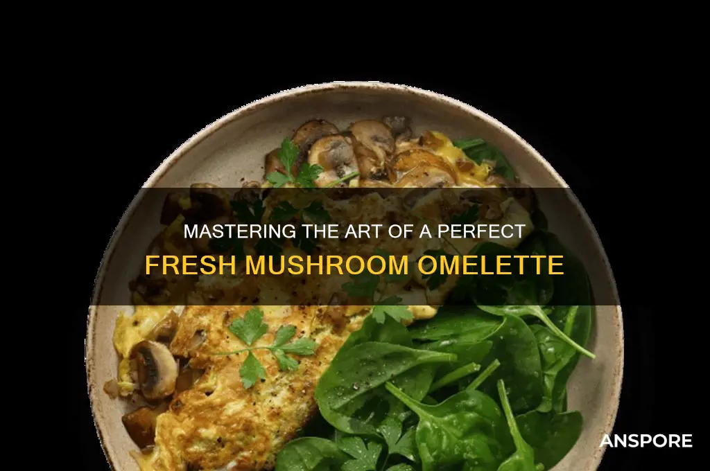 how to make fresh mushroom omelette