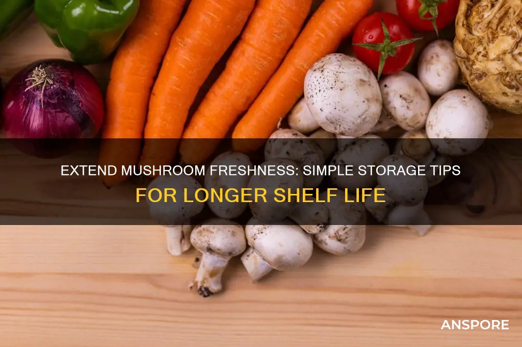 how to make fresh mushrooms last longer