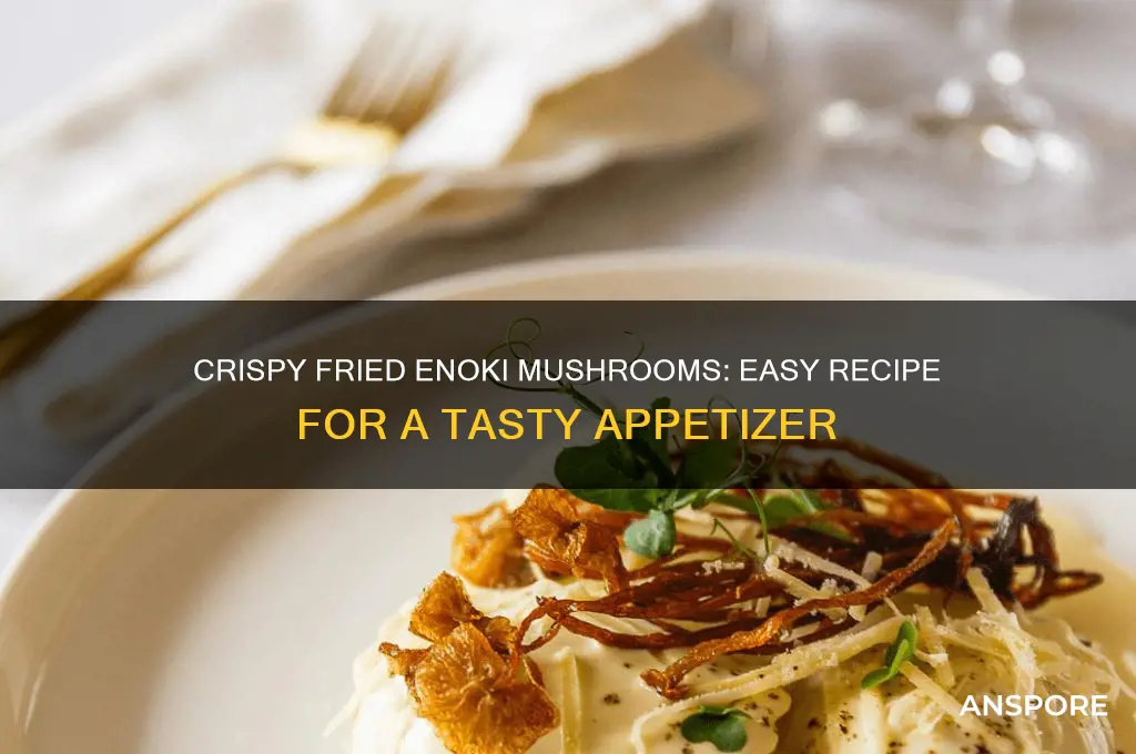 how to make fried enoki mushroom