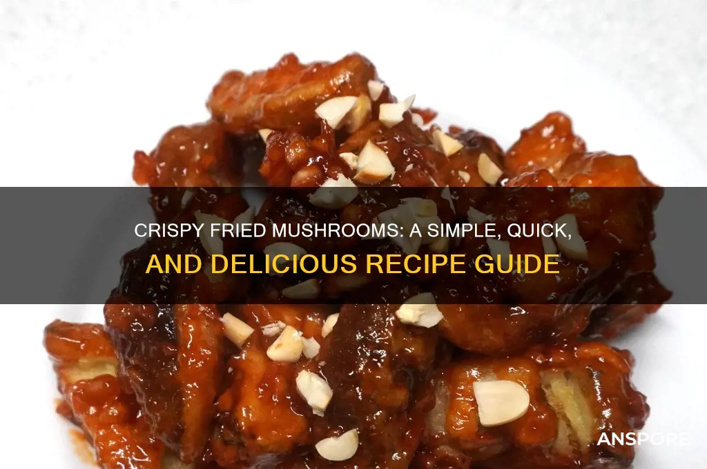 how to make fried mushrooms easy