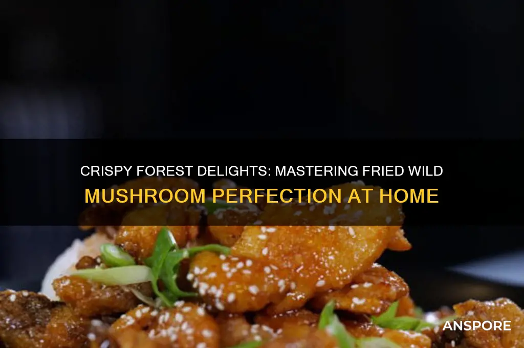 how to make fried wild mushrooms