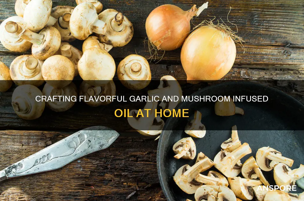how to make garlic and mushroom infused oil