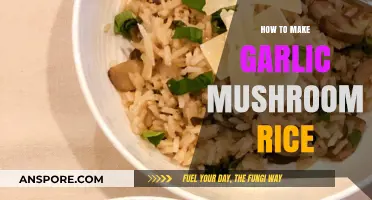 Flavorful Garlic Mushroom Rice: Easy Steps for a Savory Dish