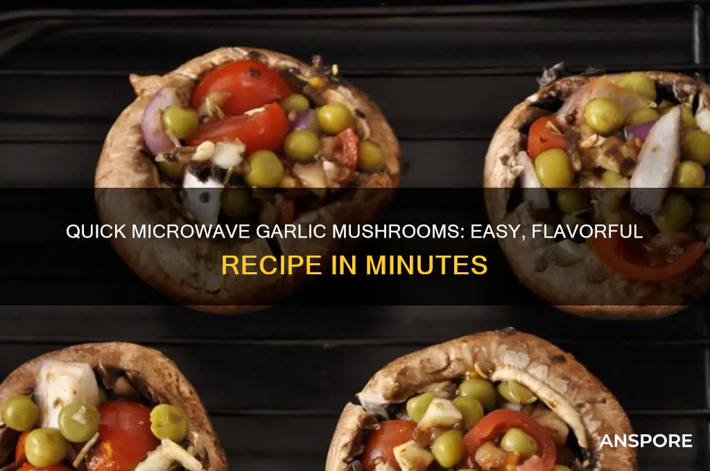how to make garlic mushrooms in the microwave
