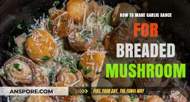 Crispy Breaded Mushrooms with Creamy Homemade Garlic Sauce Recipe