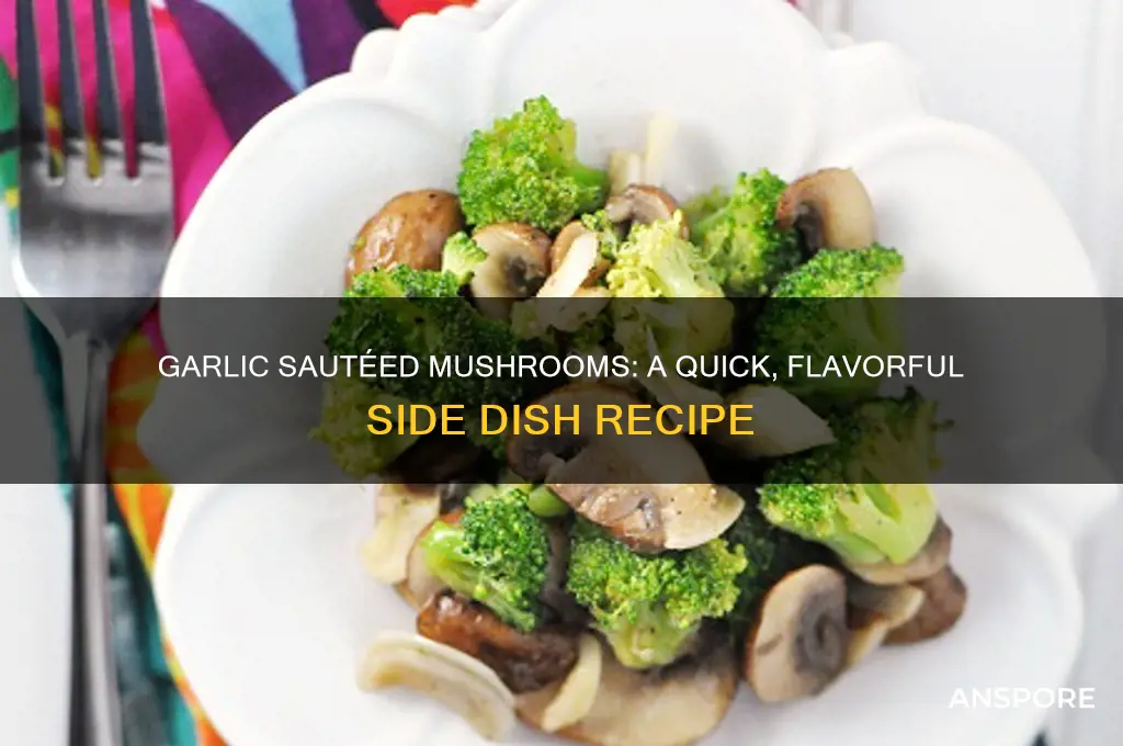 how to make garlic sauteed mushrooms