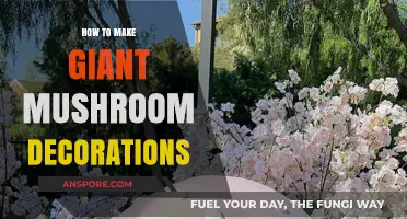 Crafting Giant Mushroom Decorations: A Step-by-Step DIY Guide