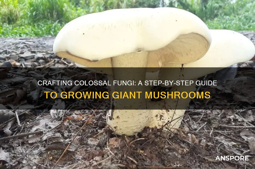how to make giant mushrooms