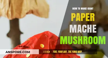 Crafting Whimsical Giant Paper Mache Mushrooms: A Step-by-Step Guide