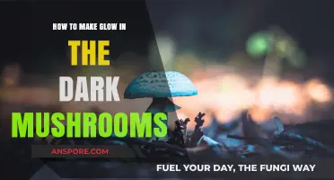 Crafting Bioluminescent Mushrooms: A DIY Guide to Glow-in-the-Dark Fungi