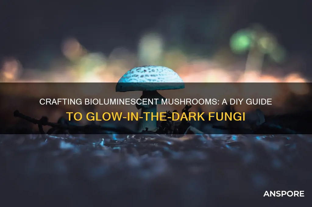 how to make glow in the dark mushrooms