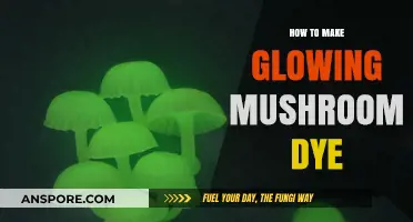 Crafting Bioluminescent Mushroom Dye: A Step-by-Step Guide to Glowing Colors