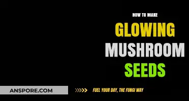 Crafting Bioluminescent Mushroom Spores: A Step-by-Step Guide to Glowing Seeds