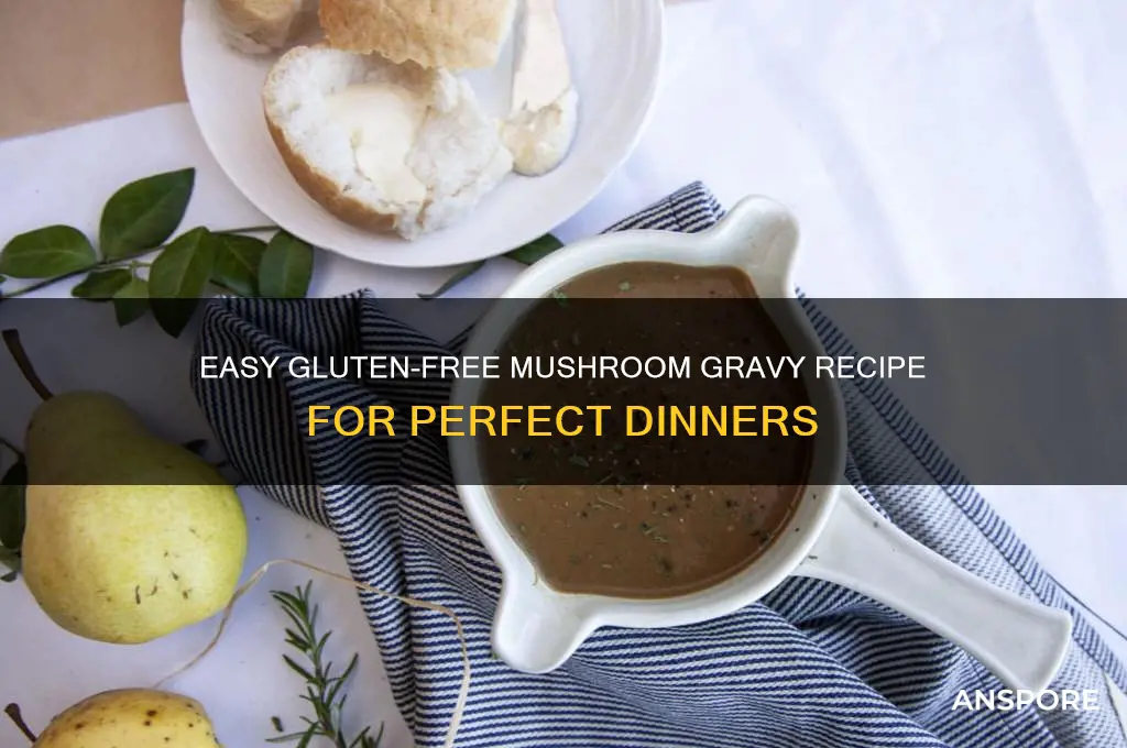 how to make gluten free mushroom gravy
