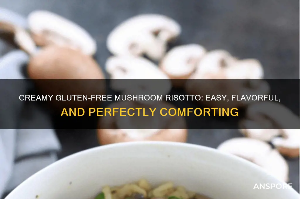 how to make gluten free mushroom risotto