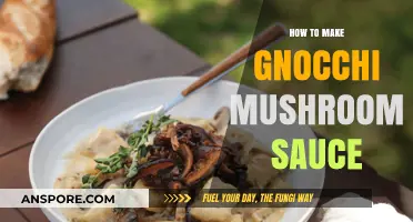 Creamy Mushroom Sauce for Homemade Gnocchi: A Step-by-Step Guide