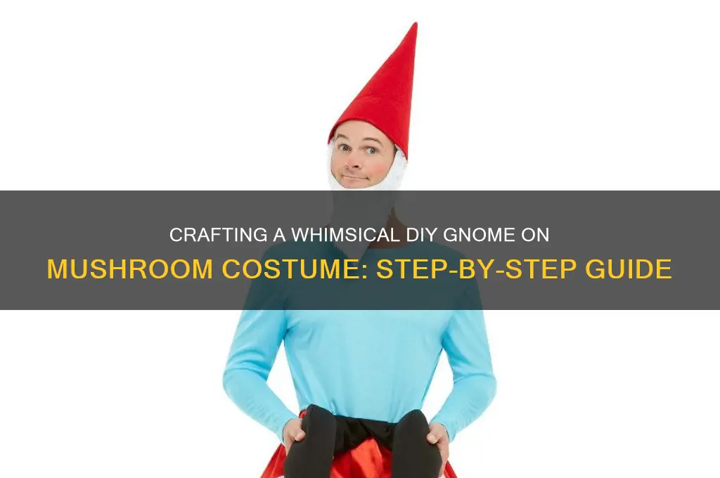 how to make gnome on mushroom costume