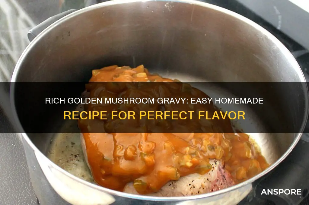 how to make golden mushroom gravy