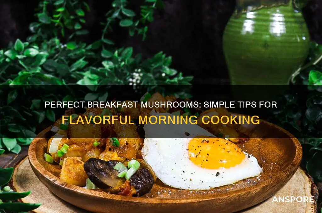 how to make good mushrooms for breakfast