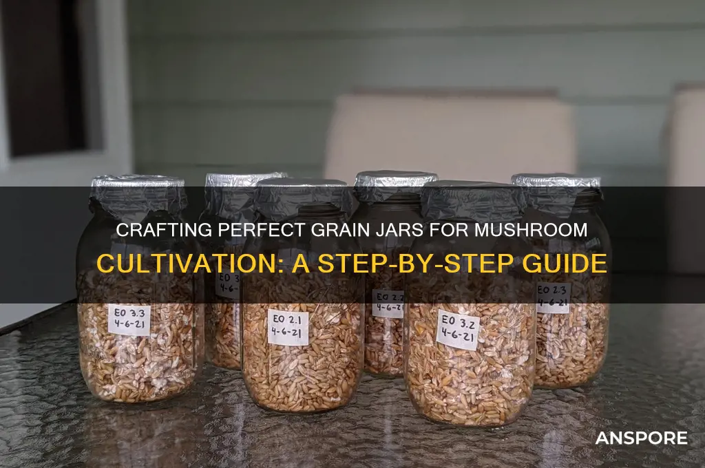 how to make grain jars for mushrooms