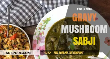 Easy Mushroom Gravy Sabji Recipe: Spicy, Creamy, and Flavorful Delight