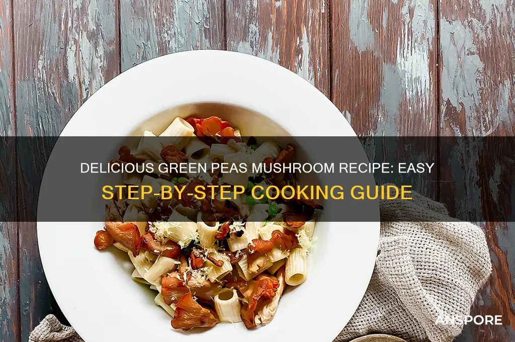 how to make green peas mushroom