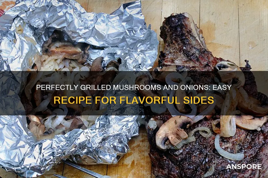 how to make grilled mushrooms and onions