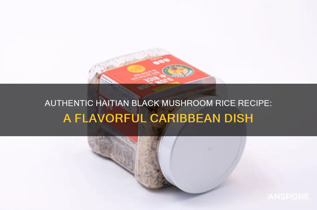 how to make haitian black mushroom rice