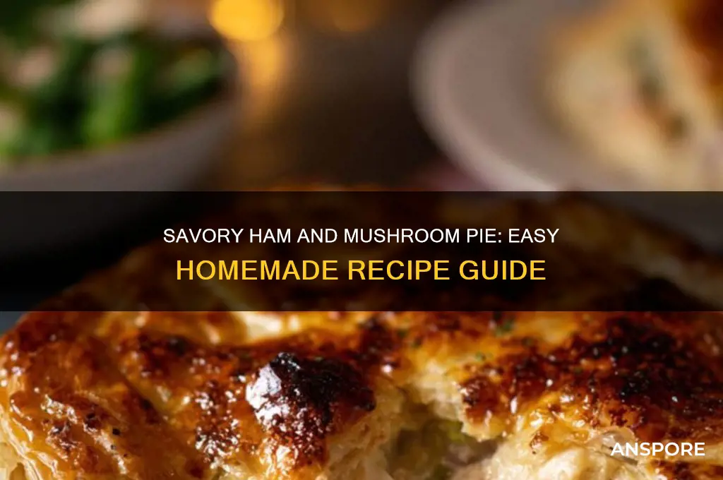 how to make ham and mushroom pie