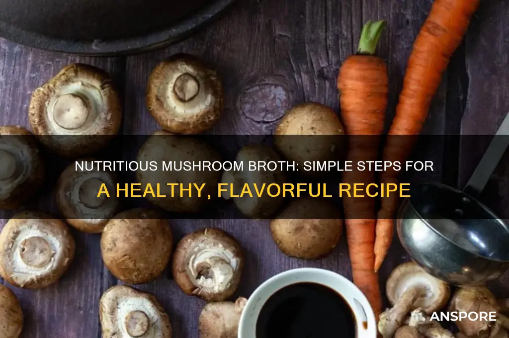 how to make healthy mushroom broth