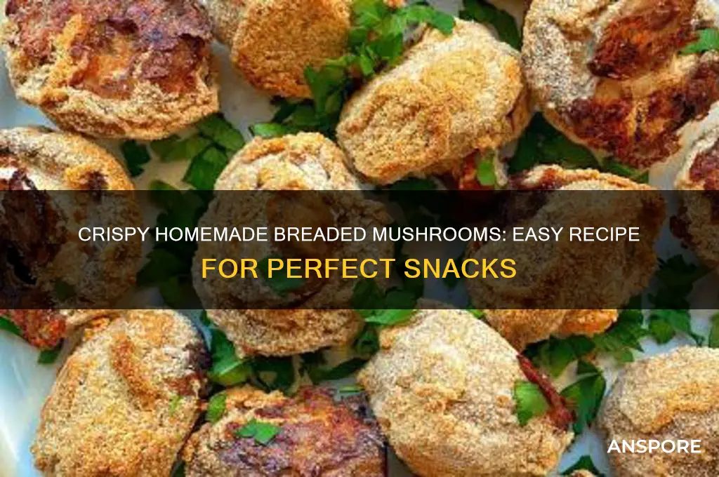 how to make homemade breaded mushrooms