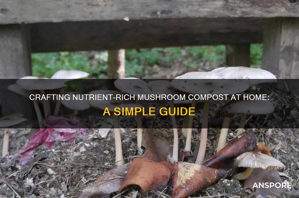 how to make homemade mushroom compost