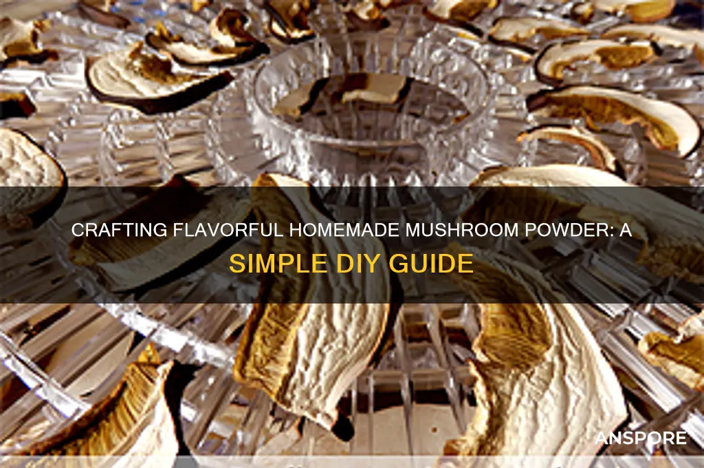 how to make homemade mushroom powder